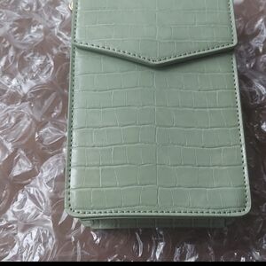 🎄😻🎄Green and Pink Phone Wallet Case